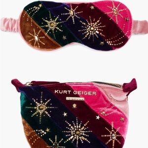Kurt Geiger Embellished sleep mask set